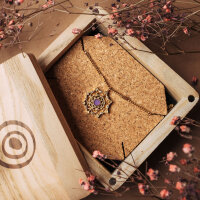 Aphonia necklace with a snowflake pendant - Holzkern Model: Jewelry