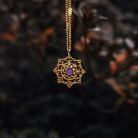 Aphonia necklace with a snowflake pendant - Holzkern Model: Jewelry