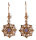 Aphonia snowflake drop earrings - Holzkern Model: Jewelry