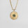 Stencil necklace with a round pendant - Holzkern Model: Jewelry