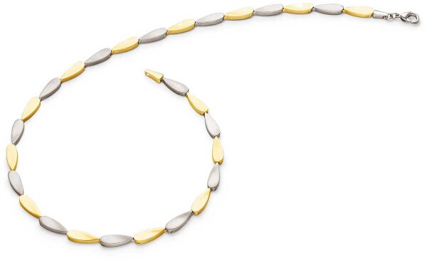 Bicolor necklace made of pure titanium - Boccia Jewelry Model: 08068-02