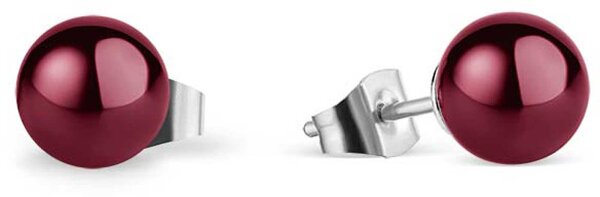 Ceramic pearl earrings - Bering Jewelry Model: 716-14-05