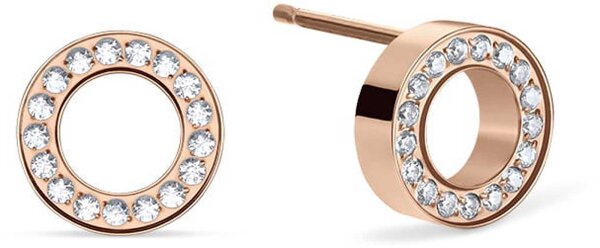Round ear studs set with stones - Bering Jewelry Model: 721-37-05
