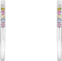 Hoops with colorful stones - s.Oliver Jewelry Model: 2037840