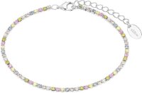 Tennis bracelet with colorful stones - s.Oliver Jewelry...