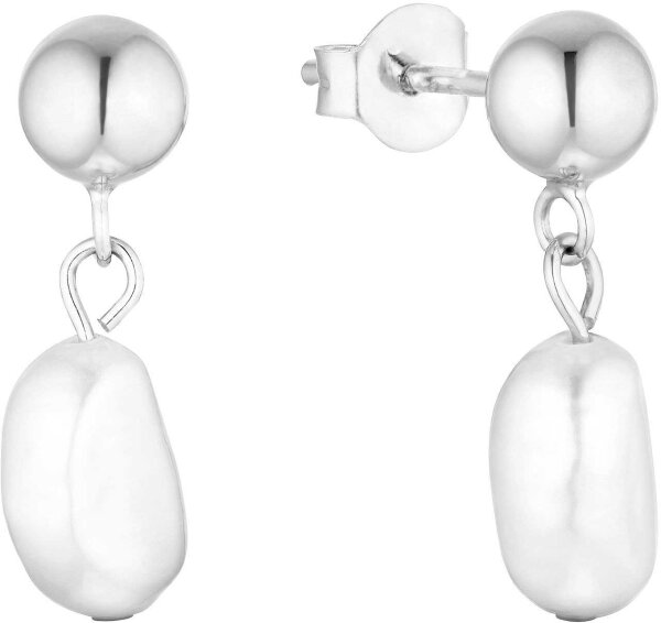 Ear studs with pearl pendants - s.Oliver Jewelry Model: 2037817