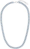 Curb chain with blue enamel accents - s.Oliver Jewelry Model: 2037972