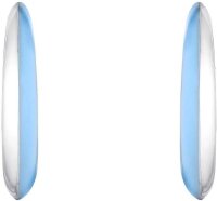 Hoops with blue enamel - s.Oliver Jewelry Model: 2037974