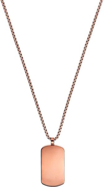 Venetian chain with dog tag pendant - s.Oliver Jewelry Model: 2037991