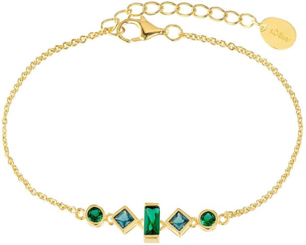 Bracelet with various shaped charms - s.Oliver Jewelry Model: 2036882