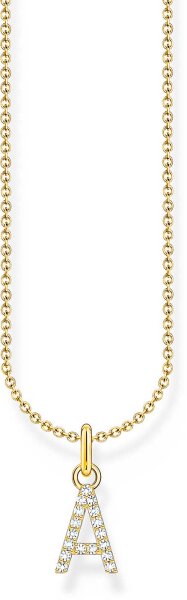 Necklace with pendant letter A - Thomas Sabo Model: KE2240-414-14