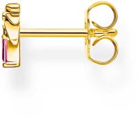 Single ear stud with a colorful palm motif - Thomas Sabo...