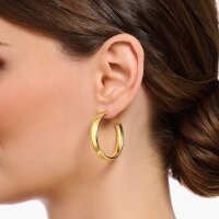 Gold-colored medium hoops - Thomas Sabo Model: CR640-413-39