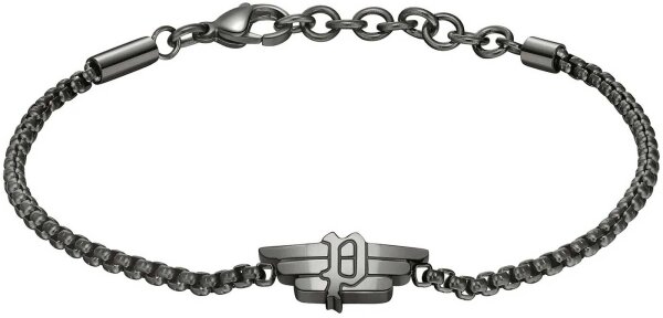 REVELRY gray bracelet with pendant - Police Model: PEAGB0033303