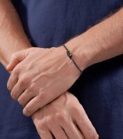 REVELRY gray bracelet with pendant - Police Model: PEAGB0033303