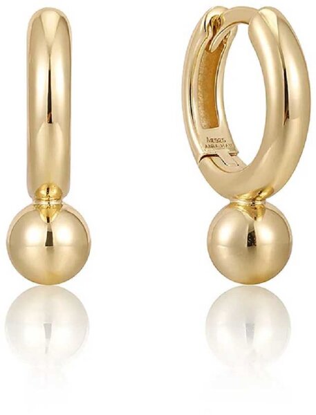 ANIA HAIE E045-02G hoops with bead pendant