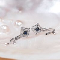 Awakening earrings (lapis lazuli/silver) stud earrings...