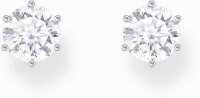 Ear studs with a white zirconia stone in brilliant cut - Thomas Sabo Model: H2301-051-14