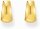 Gold-colored hoops in an elegant trapezoid shape with a 90s-inspired chunky look - Thomas Sabo Model: CR740-413-39