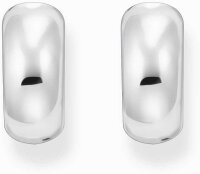 Silver-colored hoops in a chunky 90s-inspired design - Thomas Sabo Model: CR741-001-21