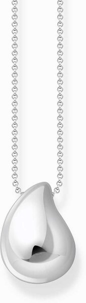 Necklace with a pendant in an organic teardrop shape featuring an open back design for a lightweight feel - Thomas Sabo Model: KE2281-001-21