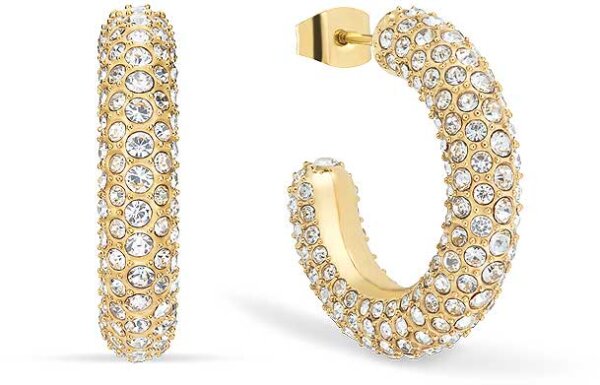 Hoops made of stainless steel with stones - Bering Jewelry Model: 739-27-05