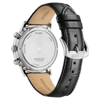 Citizen mens watch model: CA4630-02A with white dial and leather strap