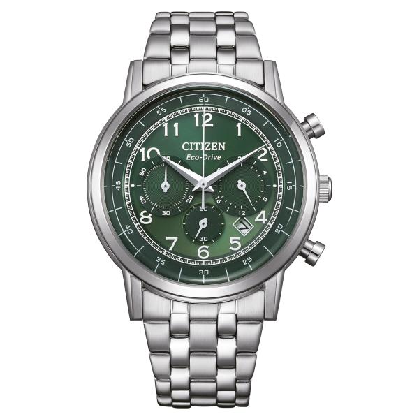 Citizen mens watch model: CA4630-53X with dark green dial