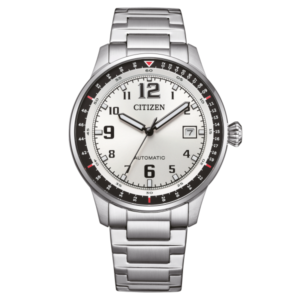Citizen mens watch model: NJ0190-51A with white dial