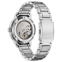 Citizen mens watch model: NY4058-79XE with green dial and stainless steel bracelet