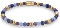 Bracelet made of gemstones in purple, violet and gold...