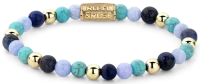 Bracelet made of 6mm stones Sodalite, Turquenite and Blue...