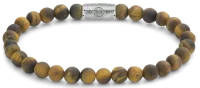 Bracelet made of 6mm natural stone in tigers eye look...