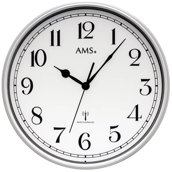 AMS Radio Wall Clock 5610 - Plastic Case