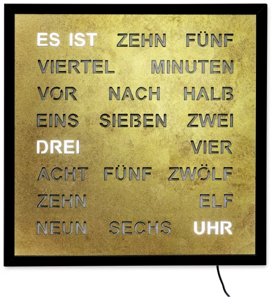 AMS Quartz Wall Clock 1271 - Painted Metal Case