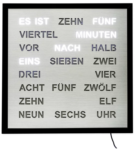 AMS Quartz Wall Clock 1275 - Painted Metal Case