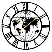 AMS Quartz Wall Clock 9702 - Painted Metal Case