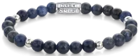 Bracelet made of 6mm blue sodalite gemstones with...