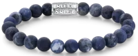 Bracelet made of 8mm Sodalite stones with stainless steel...