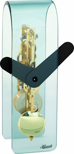 Hermle Acryluhr 23062-Y30721 - Messing Werk