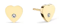 Herzförmige Ohrstecker mit Steinchen-Bering Jewelry Modell: 742-27-05