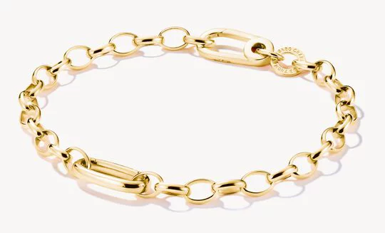 Glieder- Charm-Armband vergoldet- Thomas Sabo Modell: C1202-413-39-L17