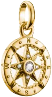 Thomas Sabo Charm-Anhänger, Kompass mit Sternen und...