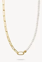 Glieder-Charm-Kette mit Connect Link, aus Silber, mit...