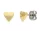 Ohrstecker aus Titan, Herz vergoldet - Boccia Jewelry Modell: 05092-02