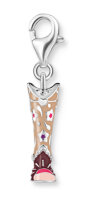 Thomas Sabo Charm-Anhänger Cowboy-Stiefel Silber
