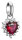Thomas Sabo Charm-Anhänger True Romance rotes Herz Connect Silber