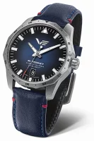 Mens Watch Black with Leather Strap – Vostok Europe...