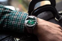 Mens Watch Green with Leather Strap – Vostok Europe Model: NH35-125A749