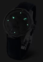 Womens watch bicolor gold/silver with leather strap – Vostok Europe model: VS42-125A755